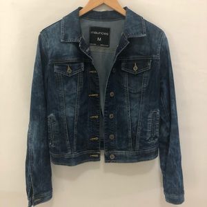 Maurices Dark Denim Jean Jacket sz Medium